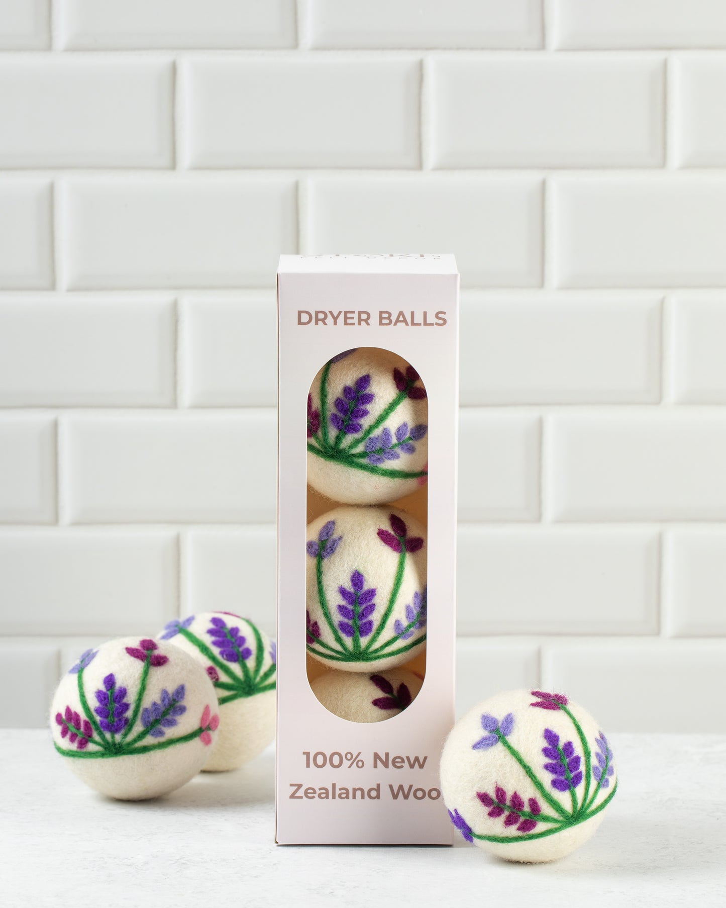 NZ Wool Dryer Balls - Boxed set of 3
