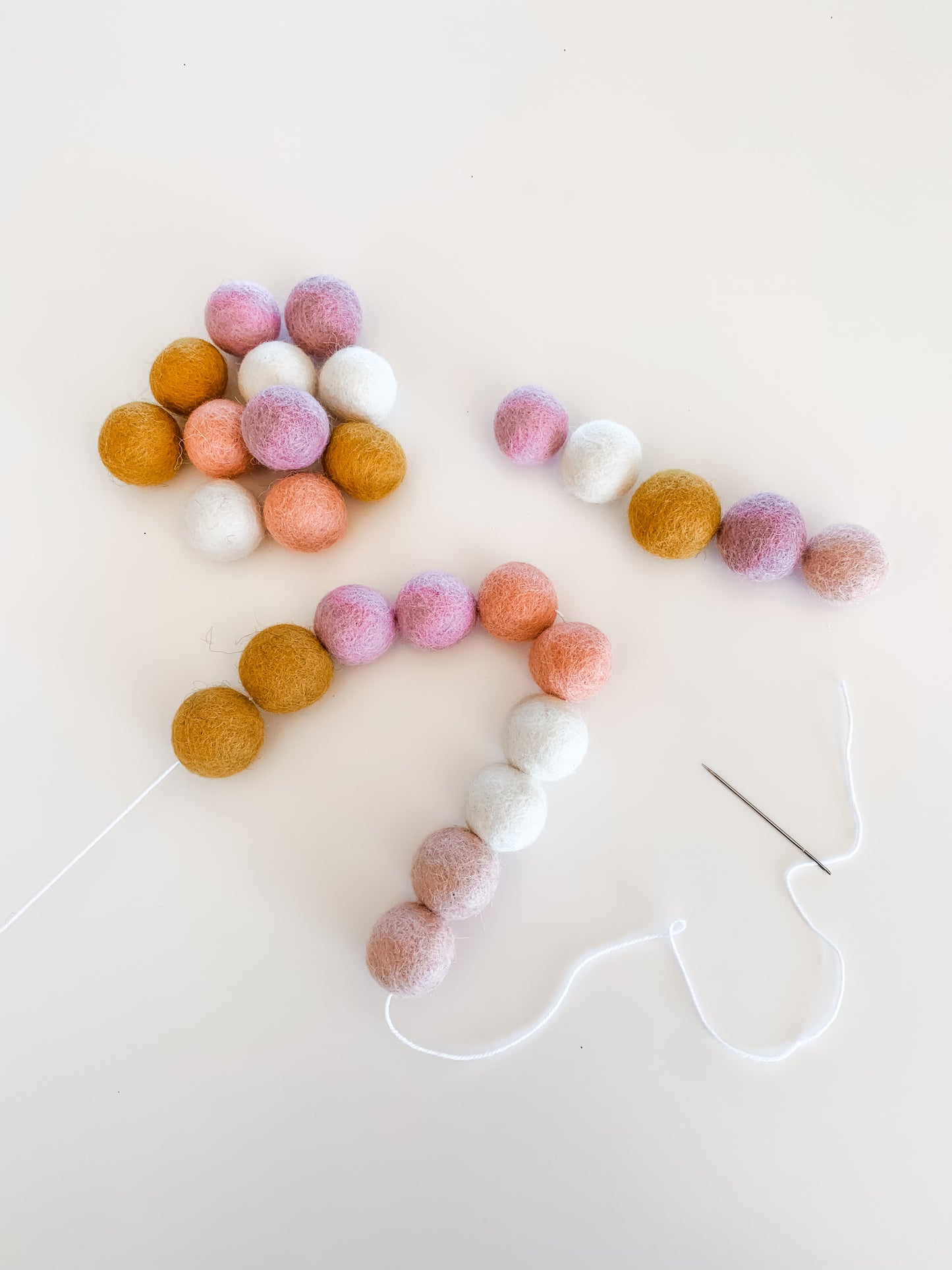 DIY Felt Ball Garland Kit