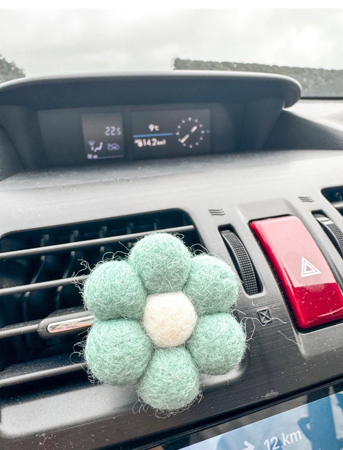 The Original Wool Daisy Car Vent Freshener