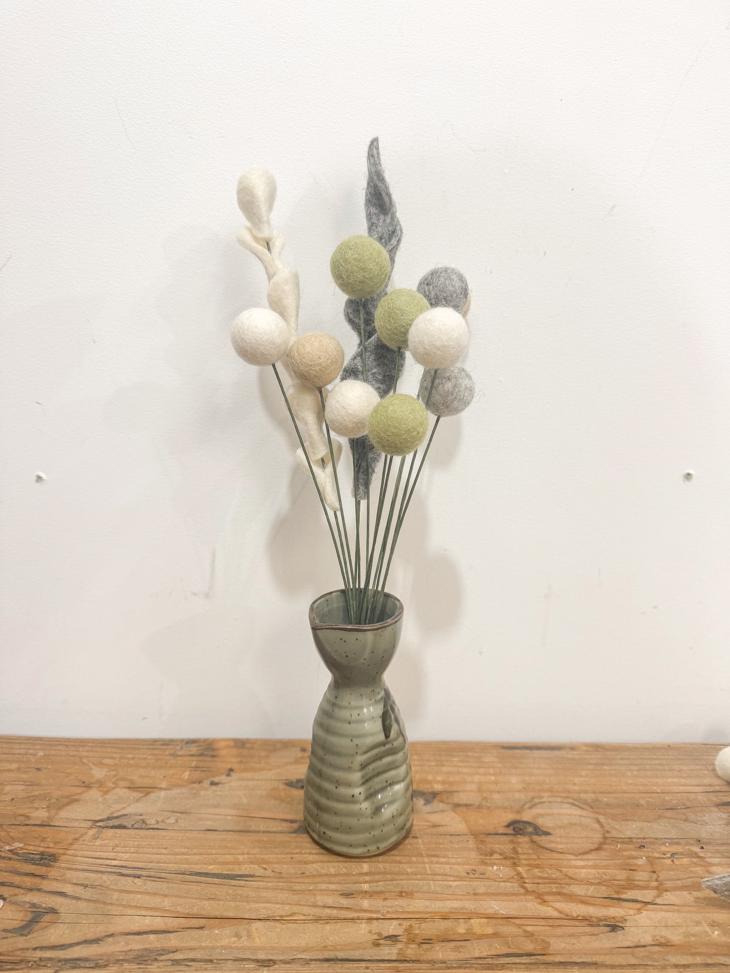 FELT BALL FLOWERS
