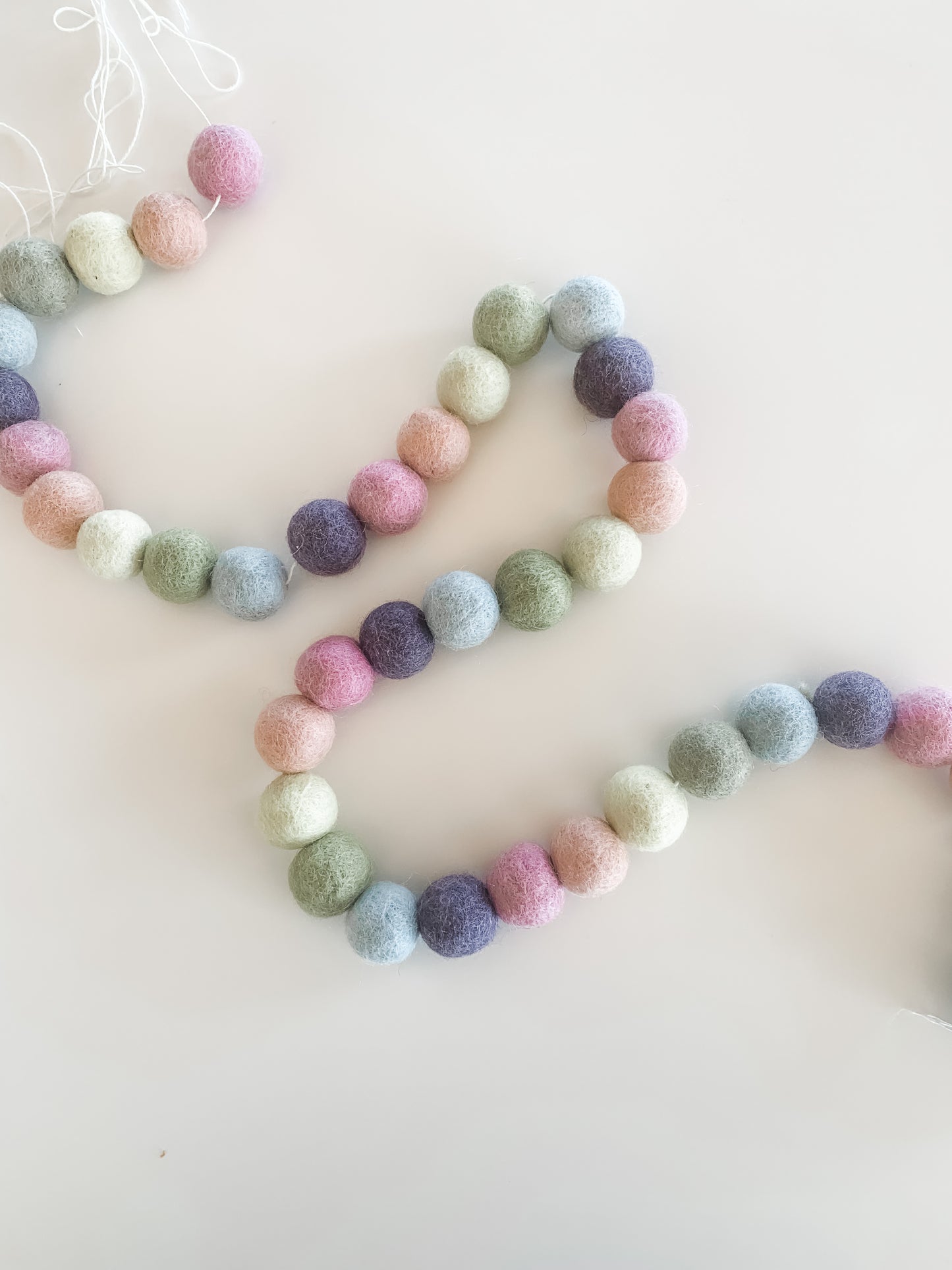 Felt Ball Garlands