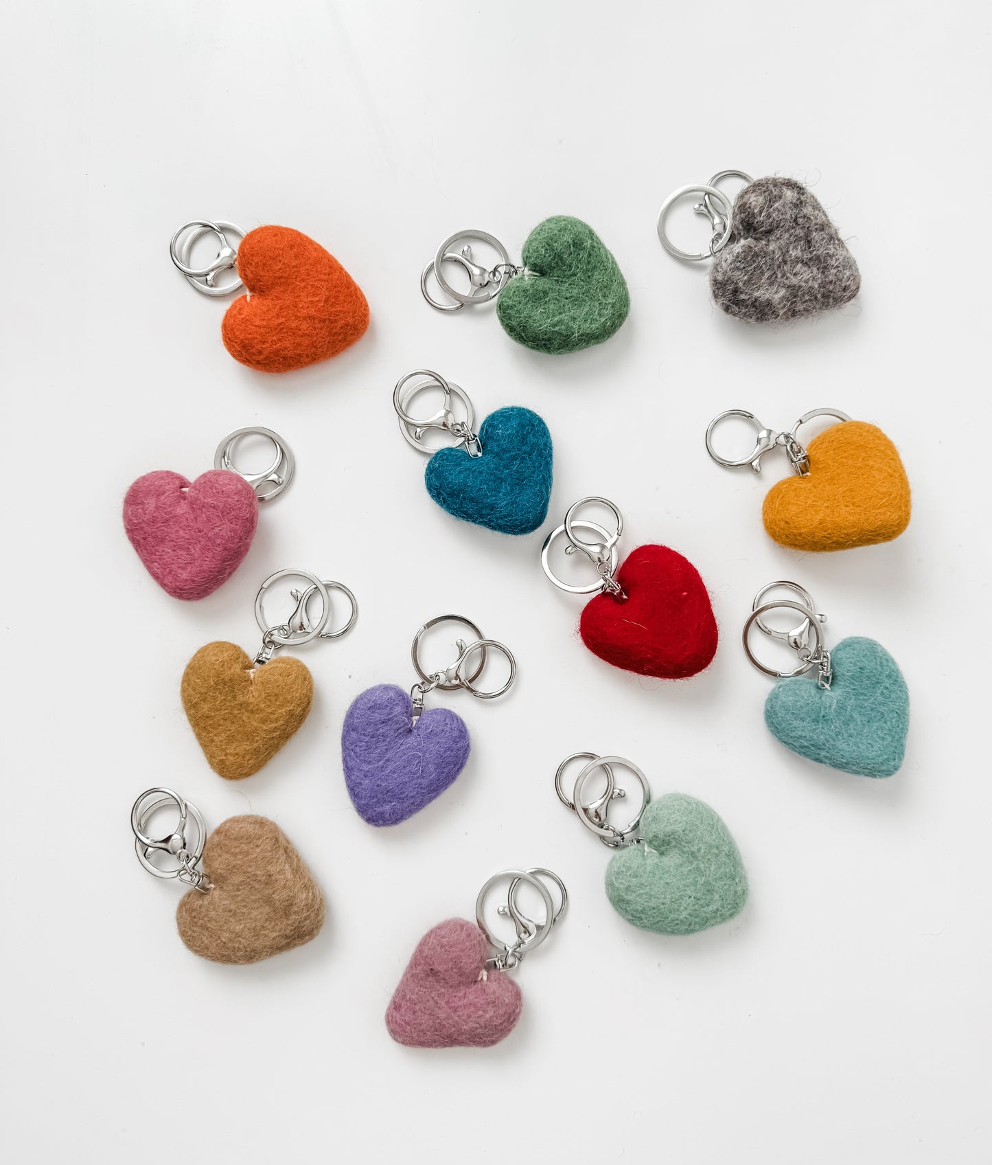 Heart Keyrings