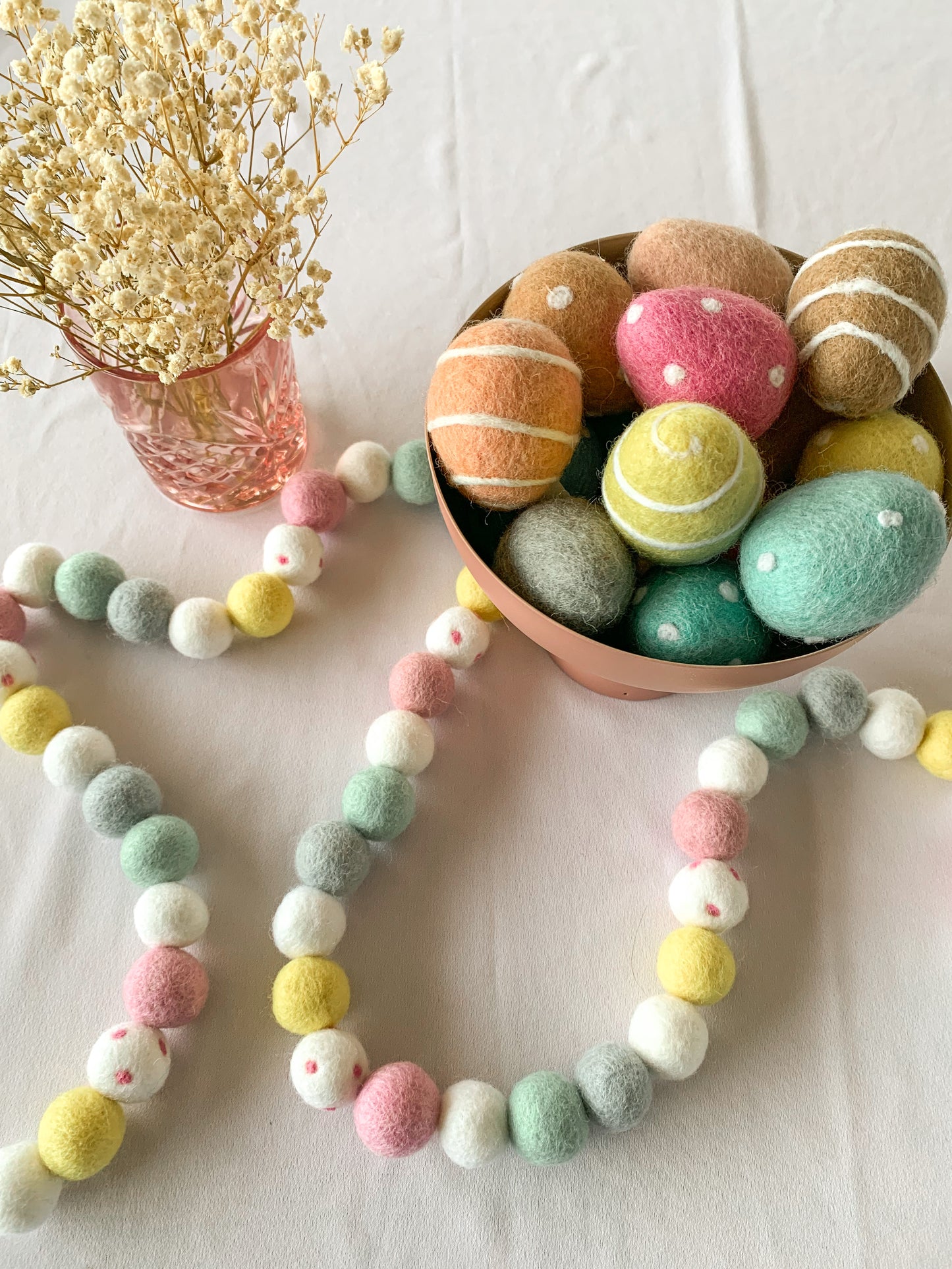 Felt Ball Garlands