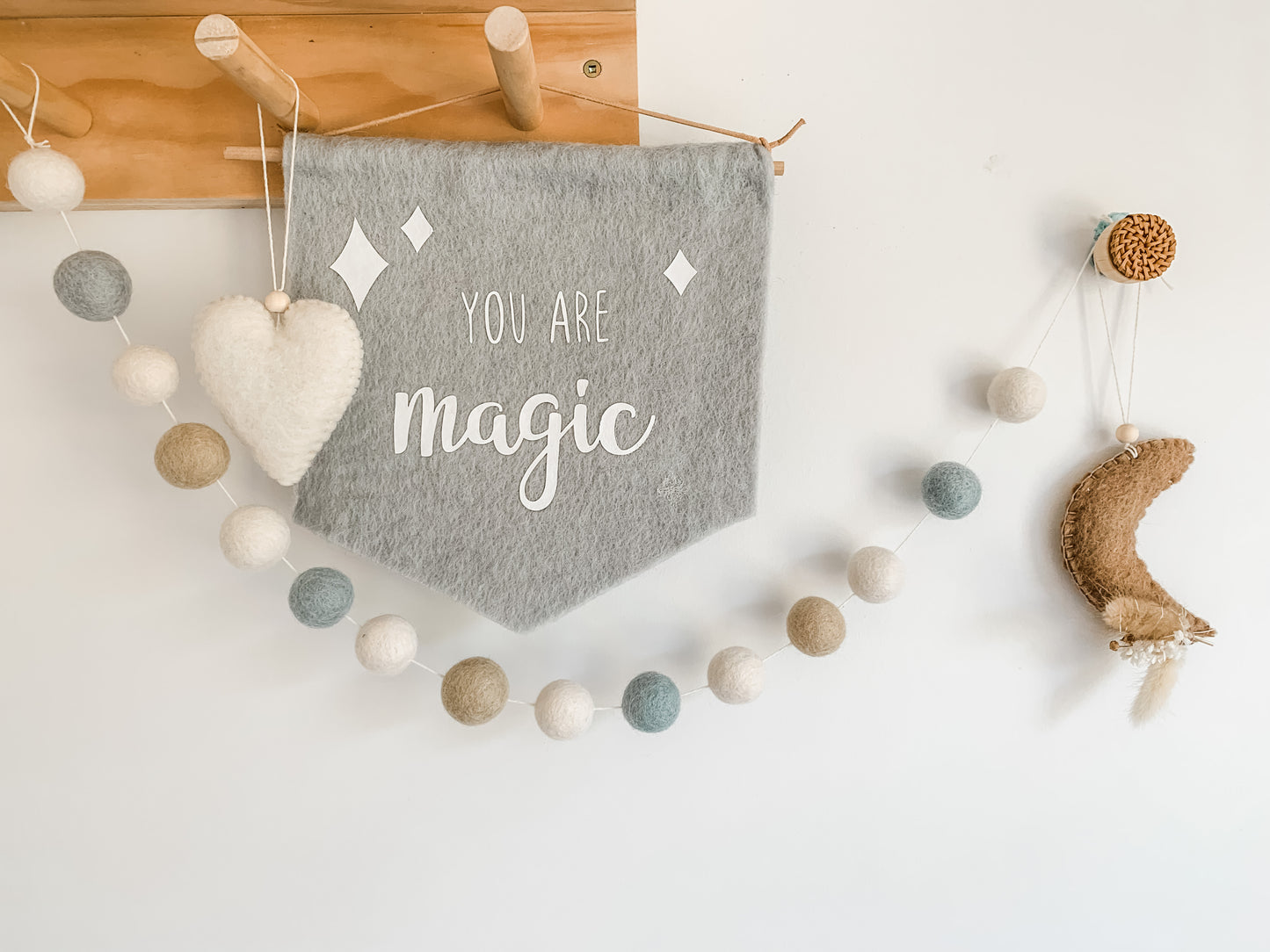 Felt Ball Garlands