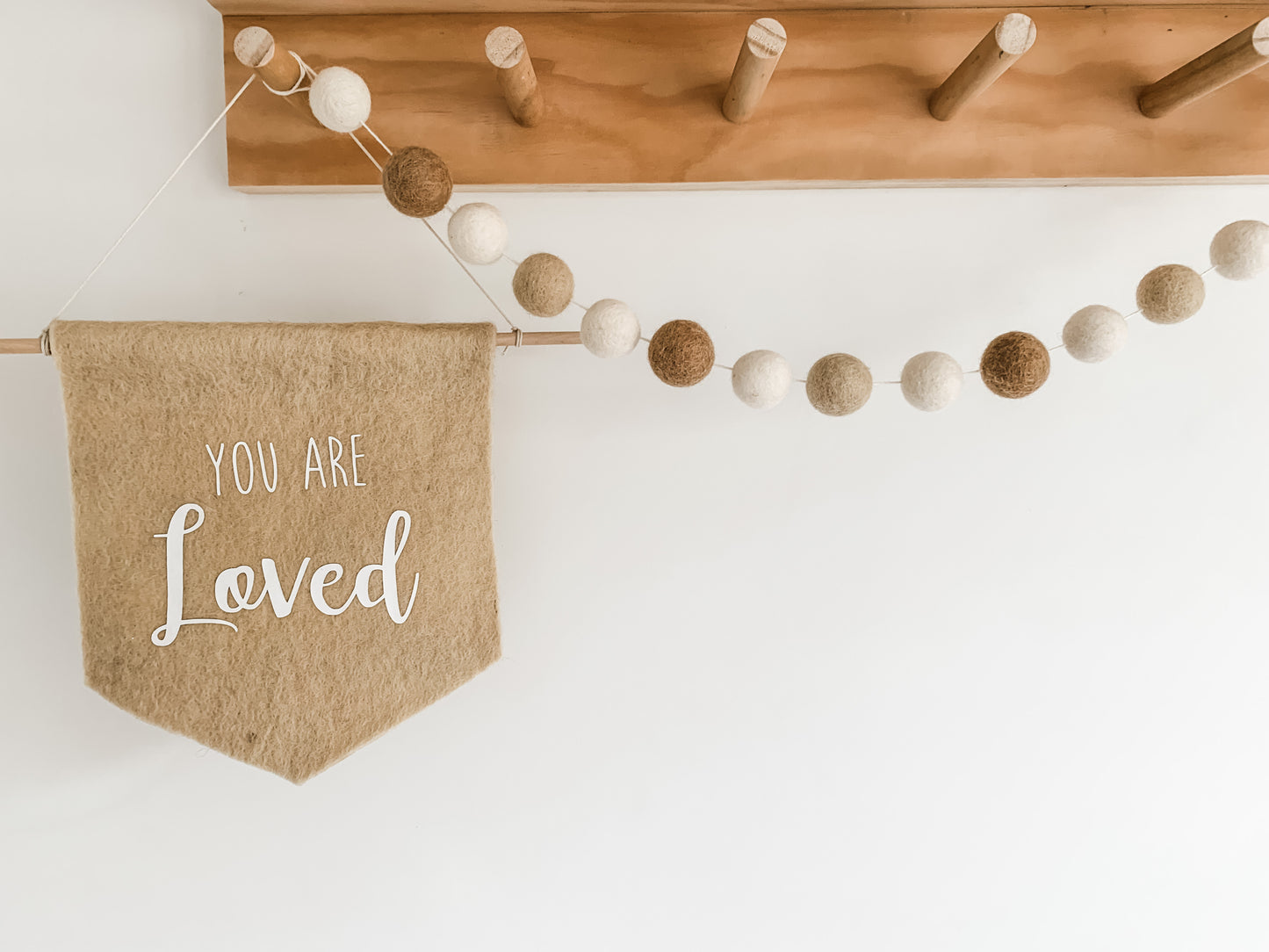 Felt Ball Garlands