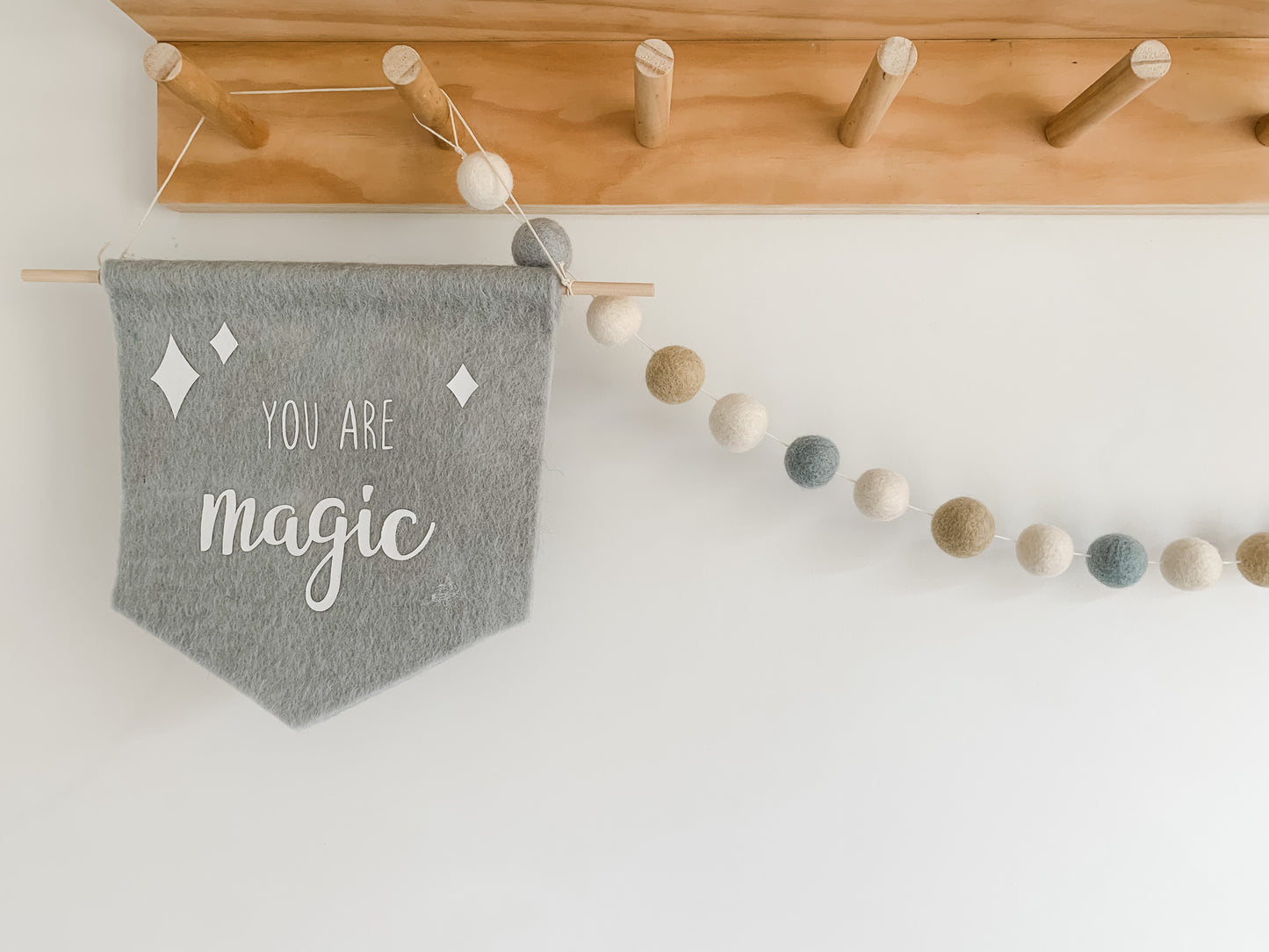 Felt Ball Garlands