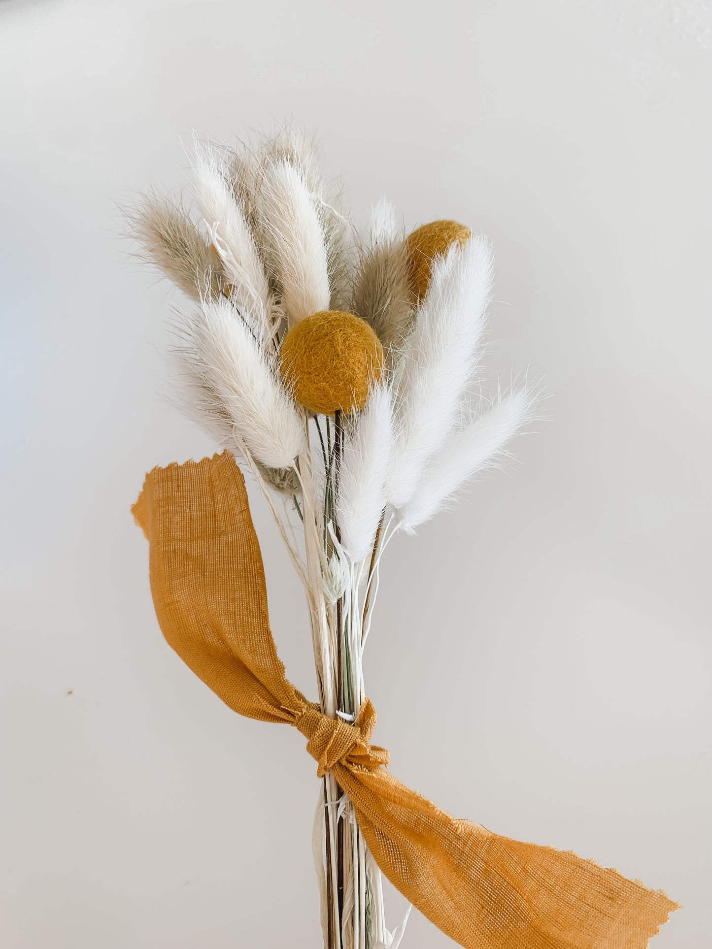 FELT + BUNNY TAIL POSY