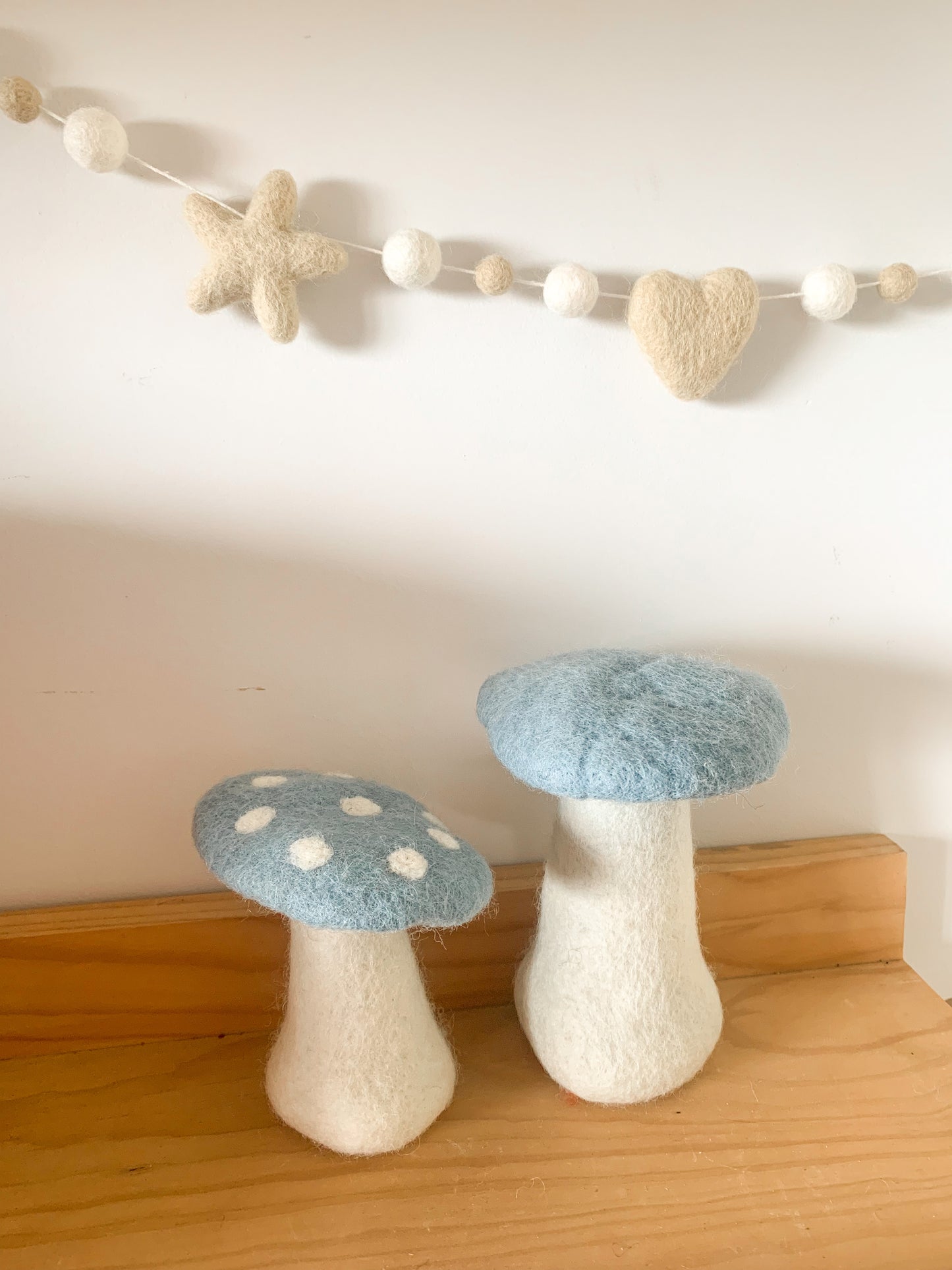 Felted Mushrooms