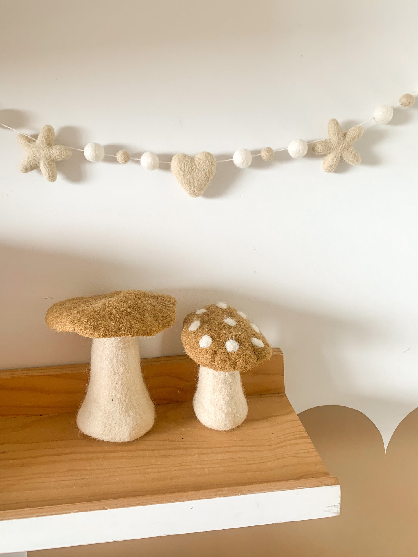 Felted Mushrooms