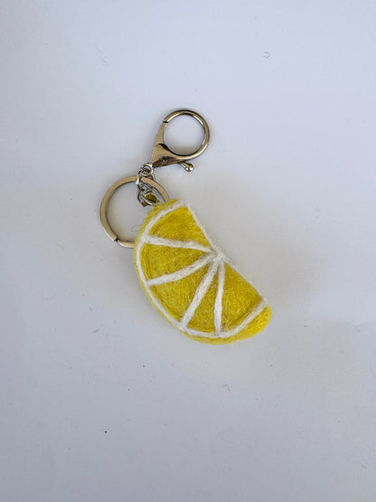 Fun Shape Keyring - Mushroom, fruit, bee