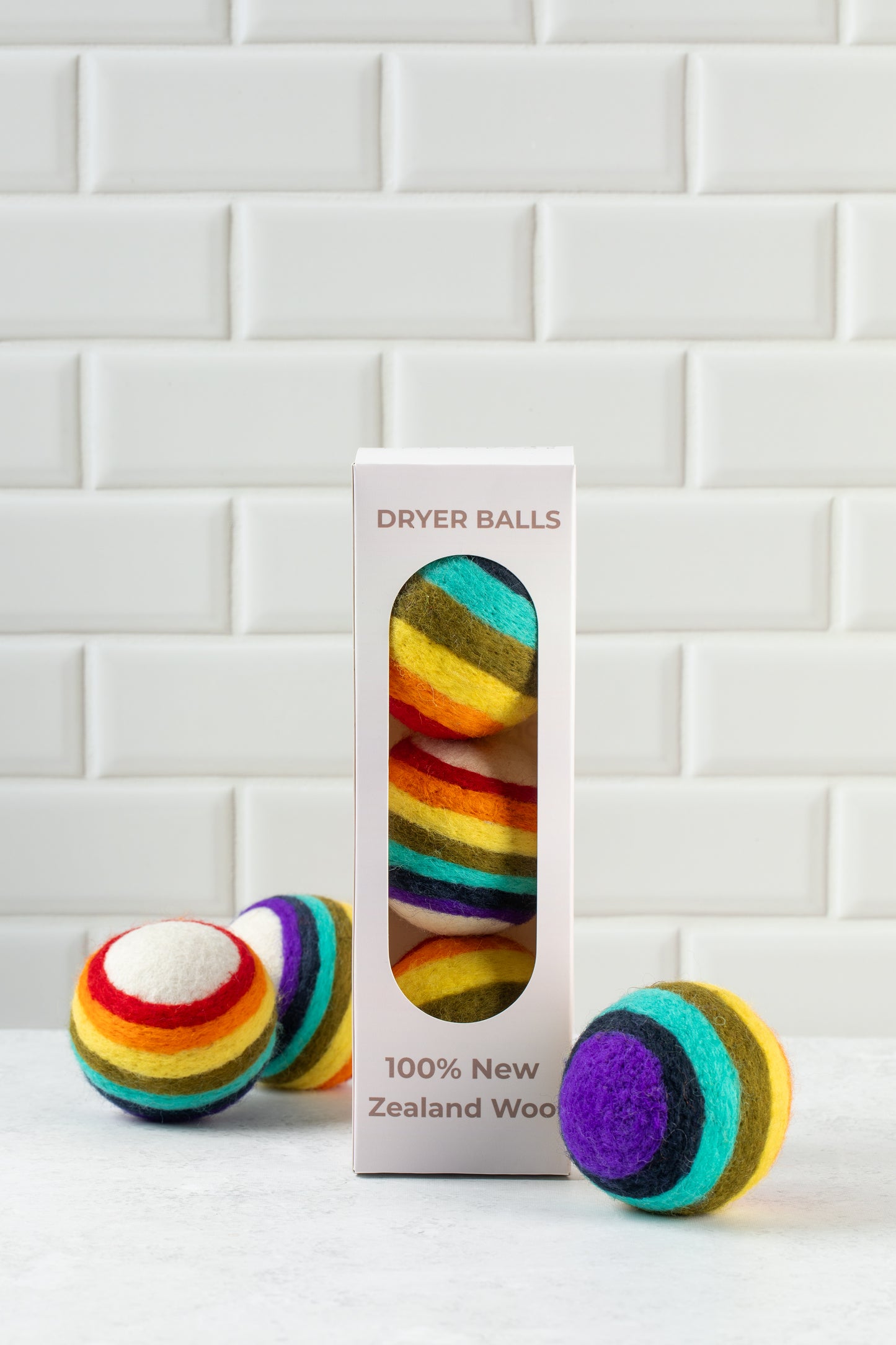 NZ Wool Dryer Balls - Boxed set of 3