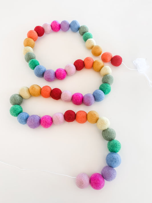 Felt Ball Garlands