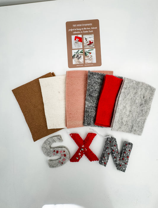 DIY Christmas Initial Kit