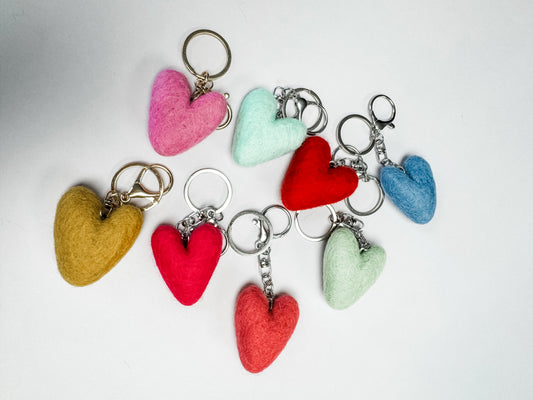 Heart Keyrings