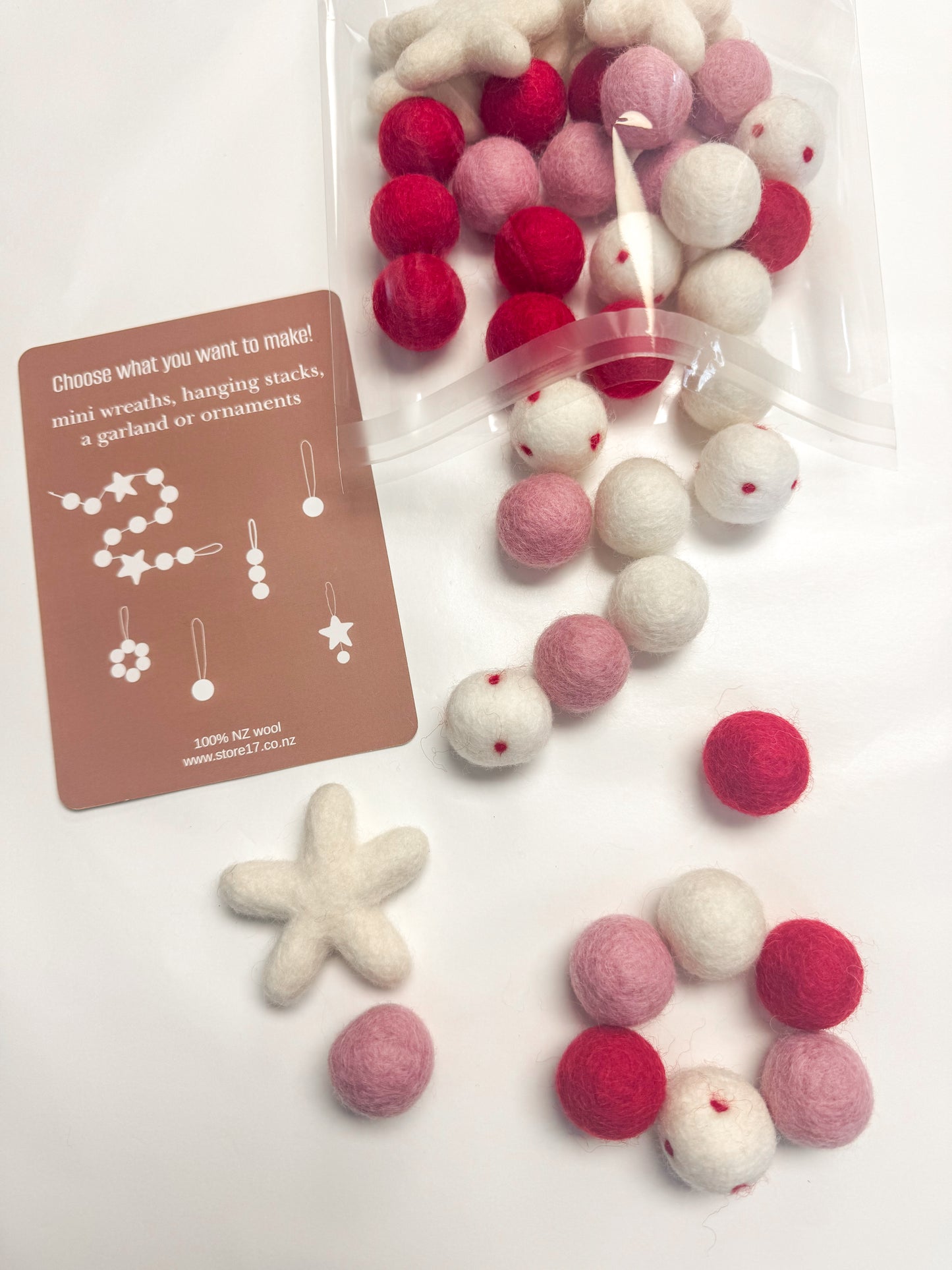 DIY Christmas Garland or Ornament Kit