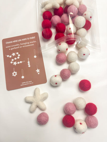 DIY Christmas Garland or Ornament Kit
