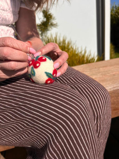 DIY Christmas Needle Felted Ornament Kits 100% NZ Wool