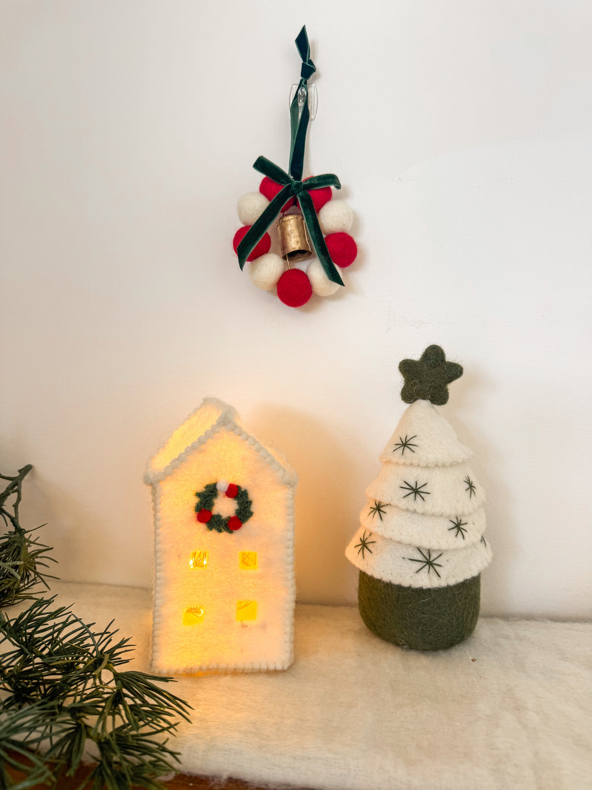 Felt Tea Light House