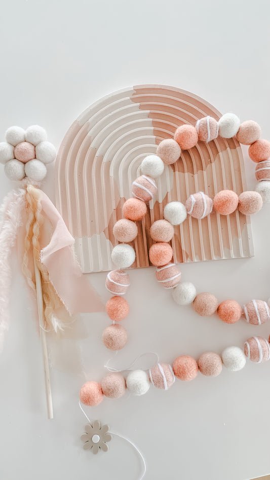 Felt Ball Garlands