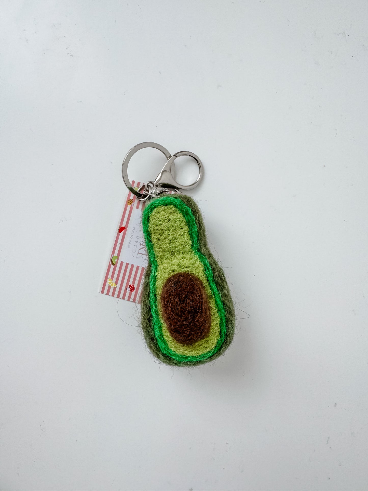 Fun Shape Keyring - Mushroom, fruit, bee