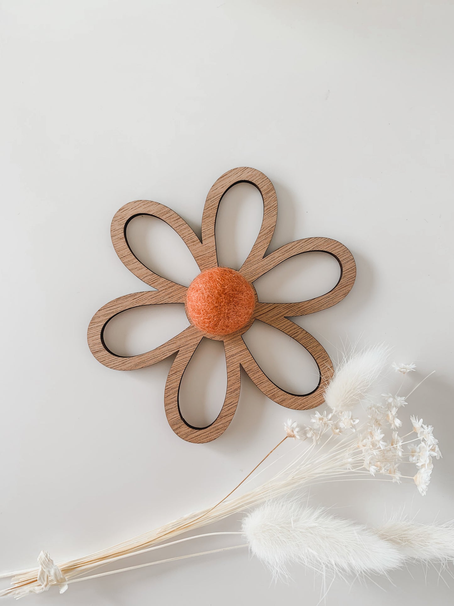Plywood Felt Wall Flowers