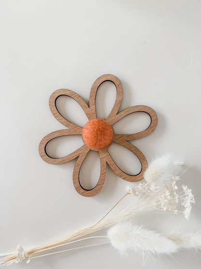 Plywood Felt Wall Flowers