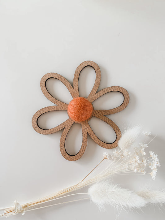 Plywood Felt Wall Flowers