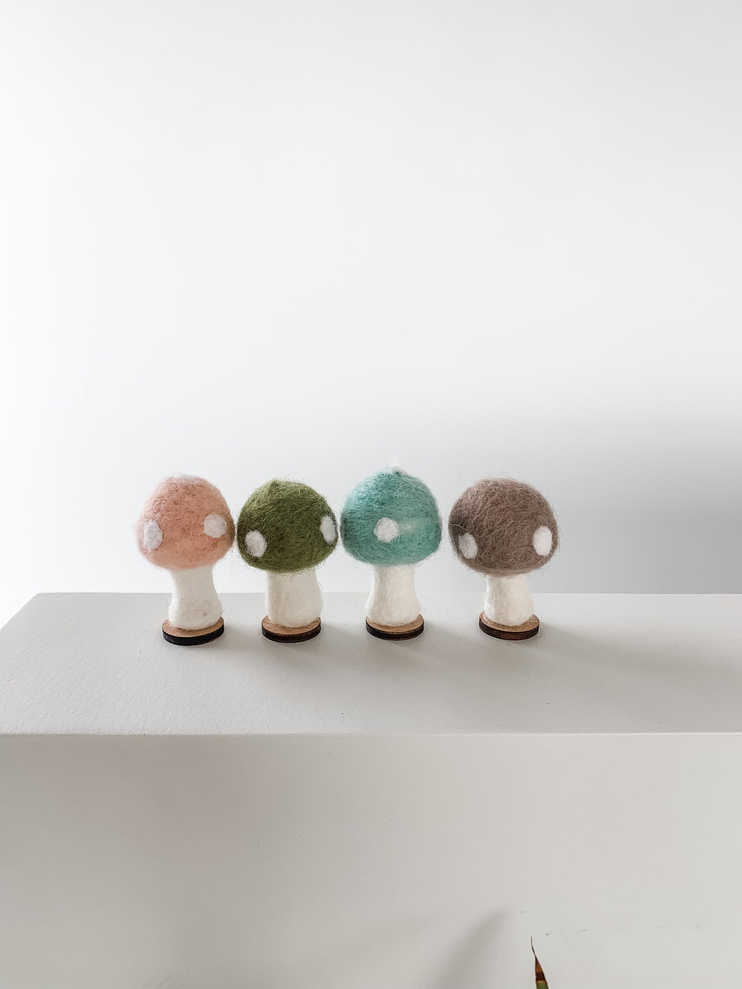 Felted Mushrooms