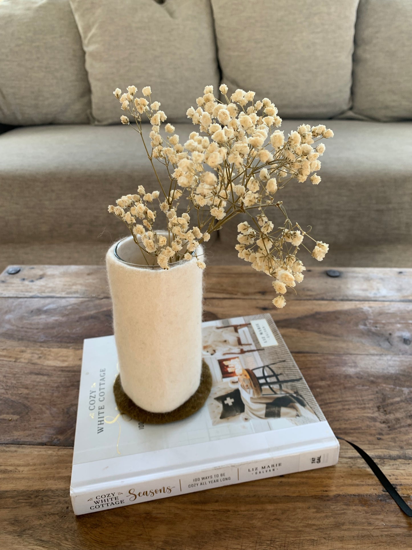 Felt Vase Sleeve - now half price