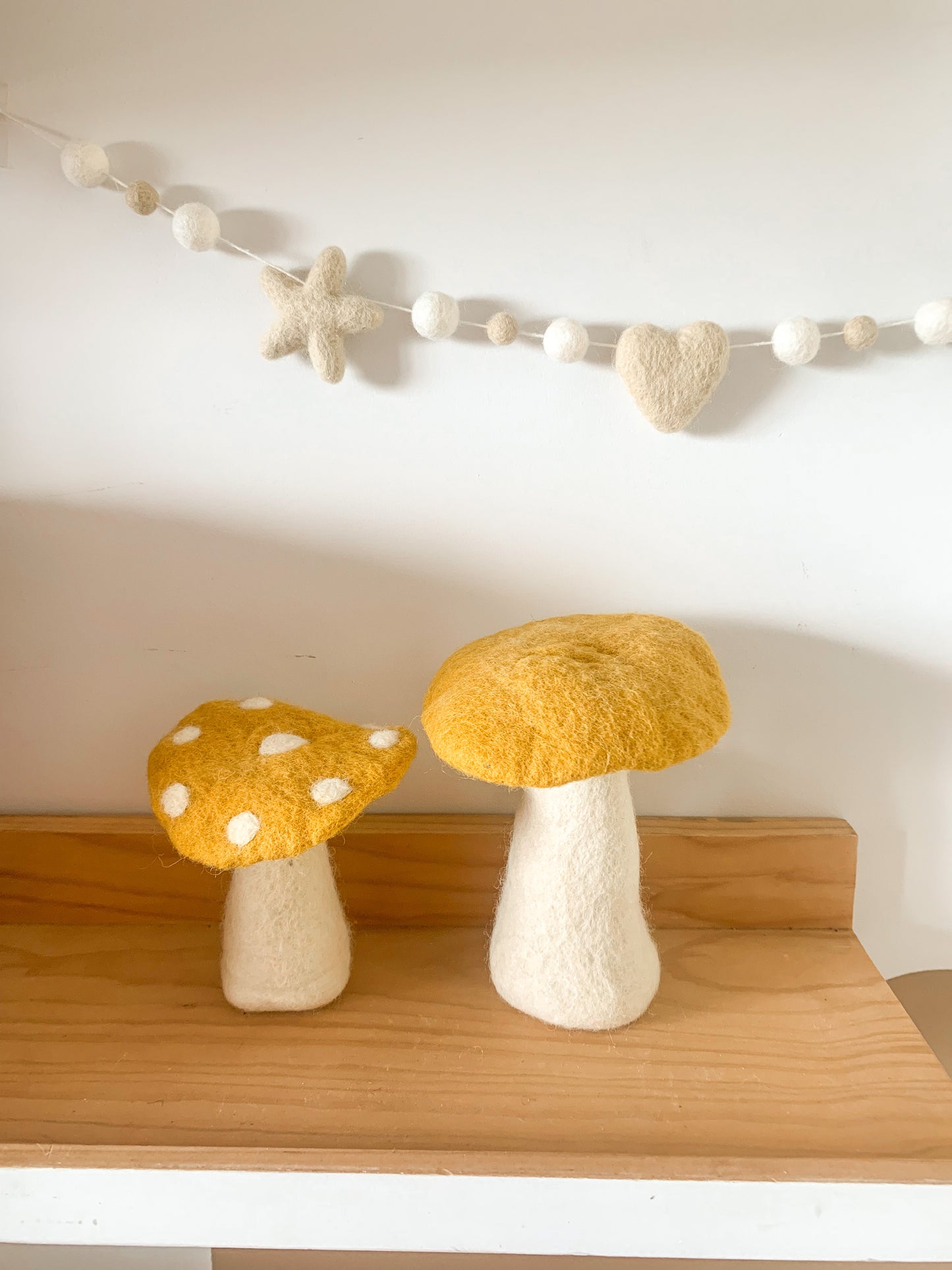 Felted Mushrooms