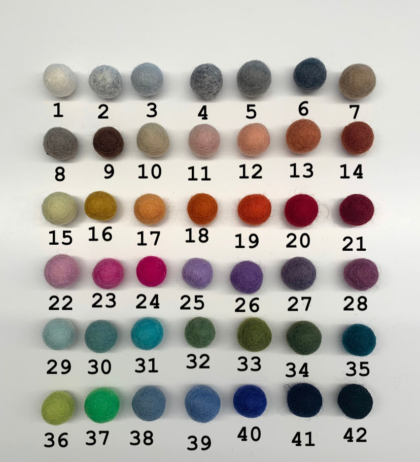 Plywood Felt Wall Flowers